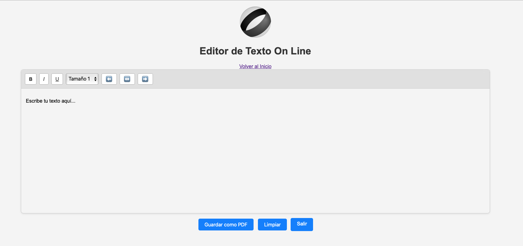 EDITOR DE TEXTO